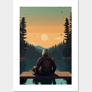 Peaceful Jason Voorhees - Lake Day Posters and Art